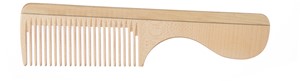 Sustainable wooden hairbrushes and combs