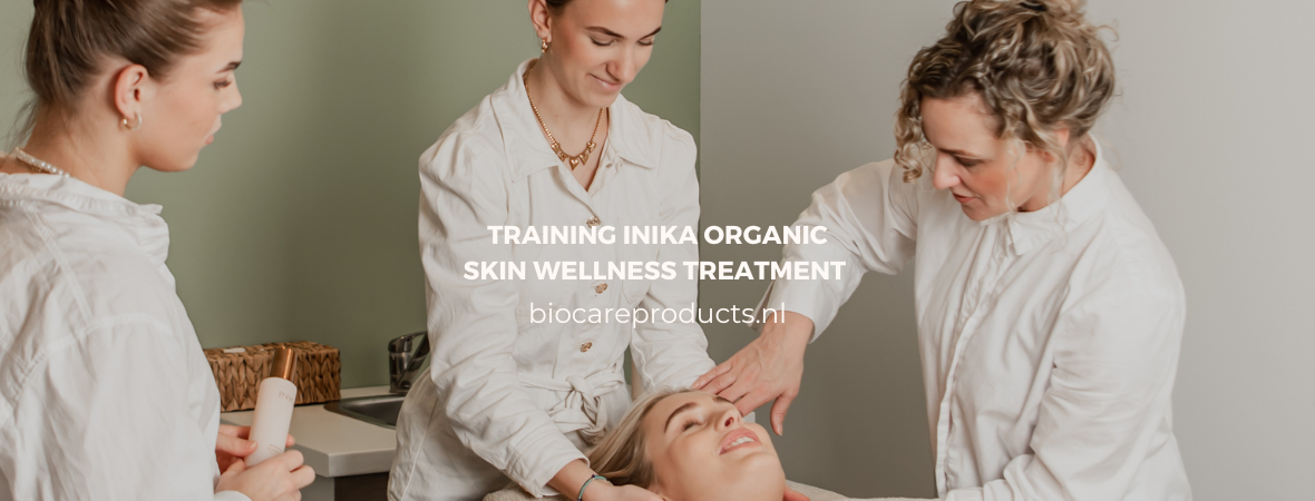 Training voor schoonheidssalons - INIKA Organic Skin Wellness Treatment in stilte